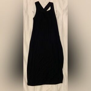 Splendid Black Halter Racerback Stretch Dress